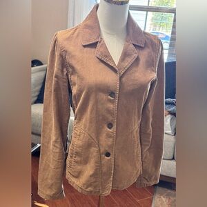 Abercrombie & Fitch Tan Corduroy Blazer